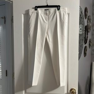Express columnist size 12R ankle dress pant white